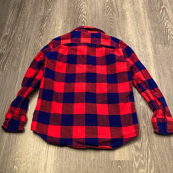 ⭐️SOLD⭐️ Crewcuts J. Crew flannel plaid shirt - Picture 4 of 6